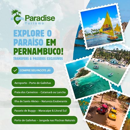 Tamandaré Flat Praia Dos Carneiros Eco Resort 26 מראה חיצוני תמונה